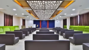 Bluerock Hotel exterior and best banquet hall in Gandhinagar near GIFT City